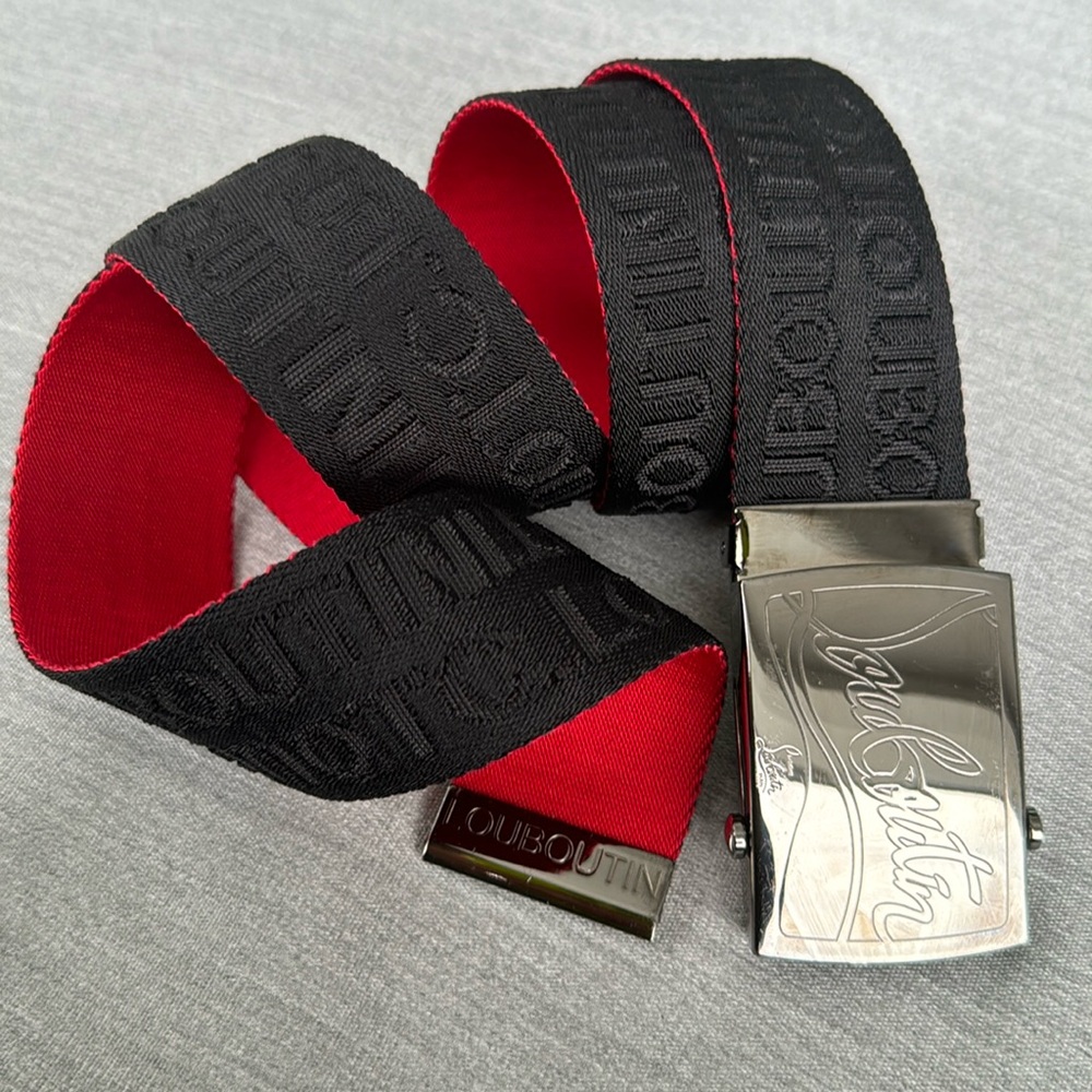 Christian Louboutin men’s belt - adjustable/reversible